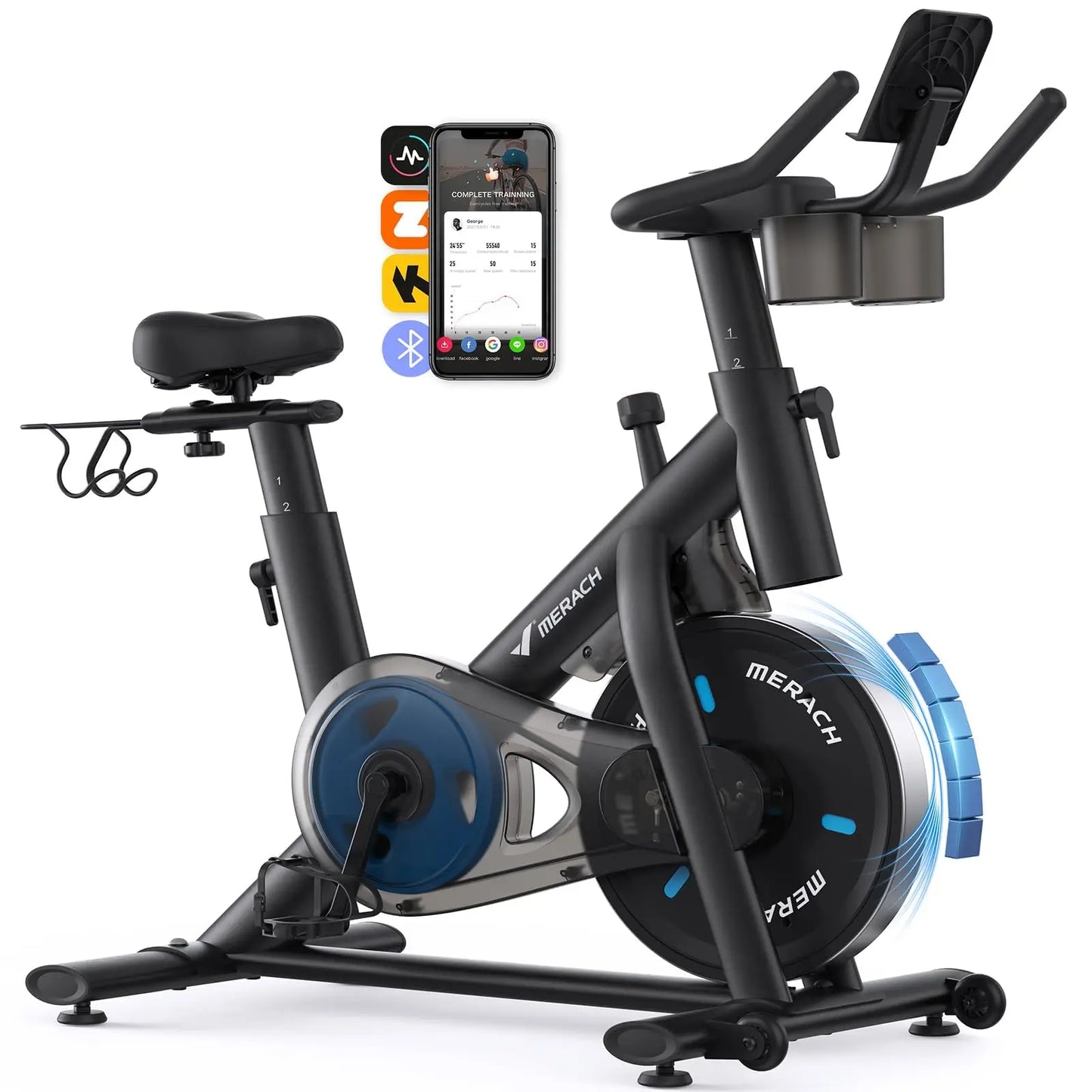 MERACH Magnetic Cycling Bike With Exclusive App And Low Noise