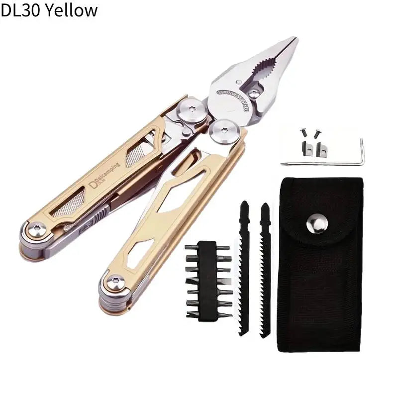 Daicamping DIY Multi Tool Folding Knife Clamp Pliers Multitool