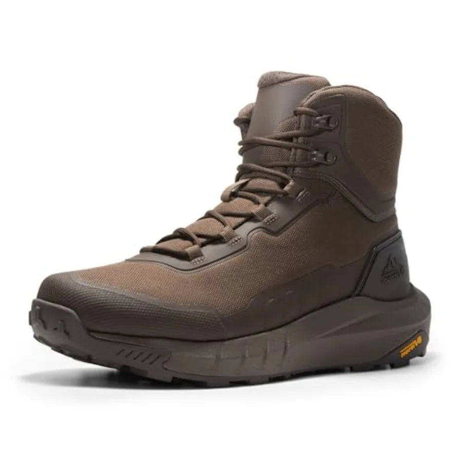 NORTIV 8 Tactical Hiking Boots With Cushioned Sole And Side Zip