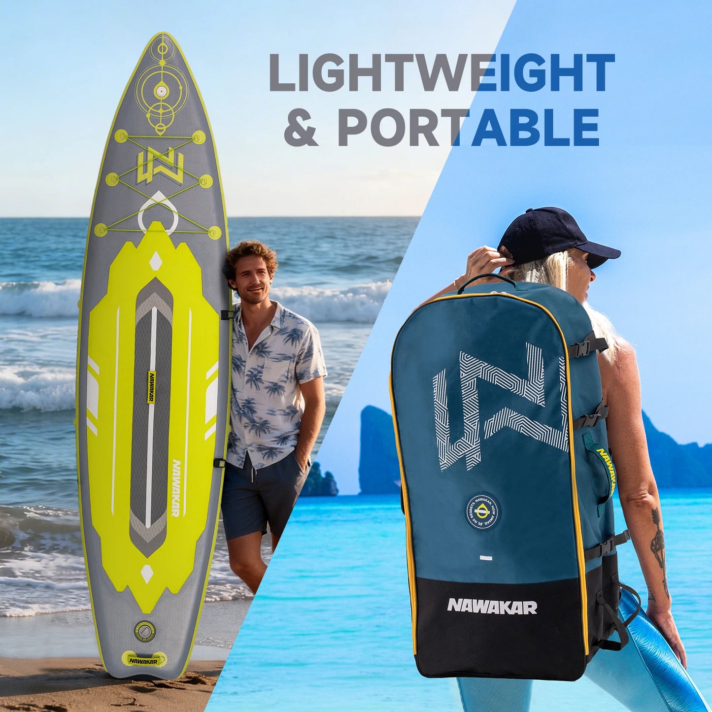 Inflatable Surfboard Hydrofoil Paddle Board For Water Sports Beginners