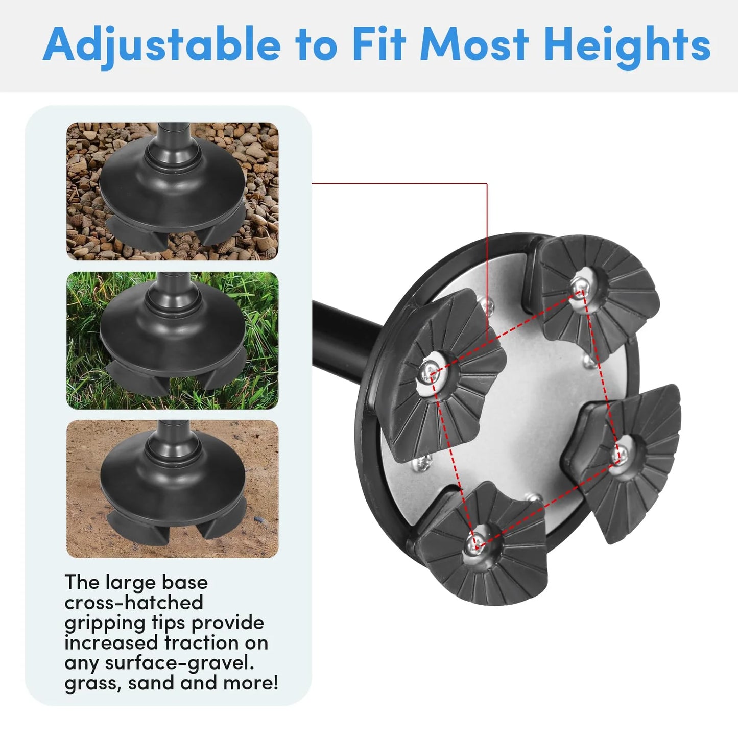 LED Light Folding Walking Cane For Seniors And Adults