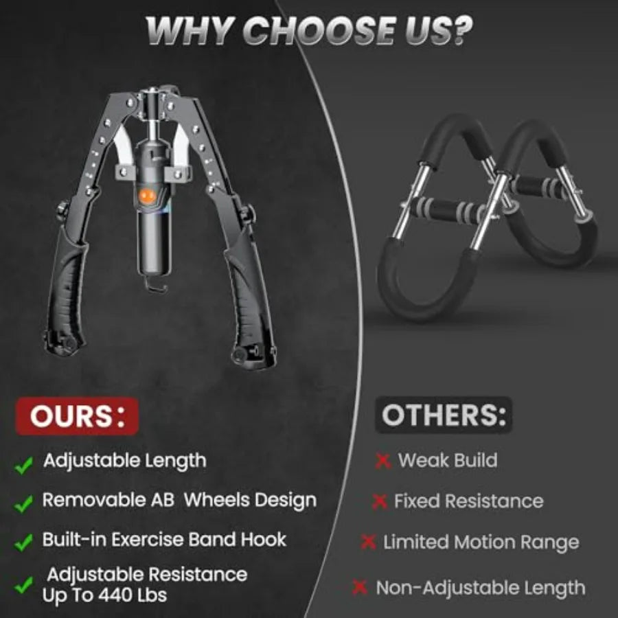 Arm Trainer 3 In 1 Hydraulic Chest Workout Equipment