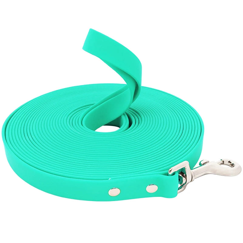 Waterproof Dog Leash PVC Easy Clean Walking Lead Durable