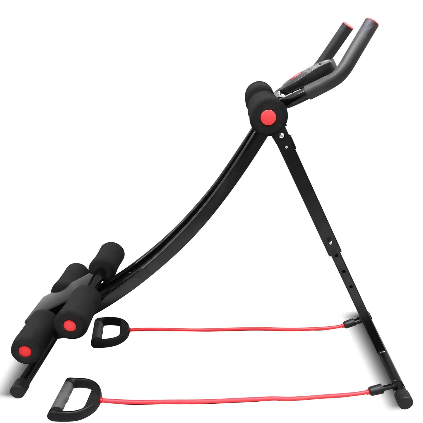 GIKPAL Foldable Ab Machine Core Trainer With LCD Display