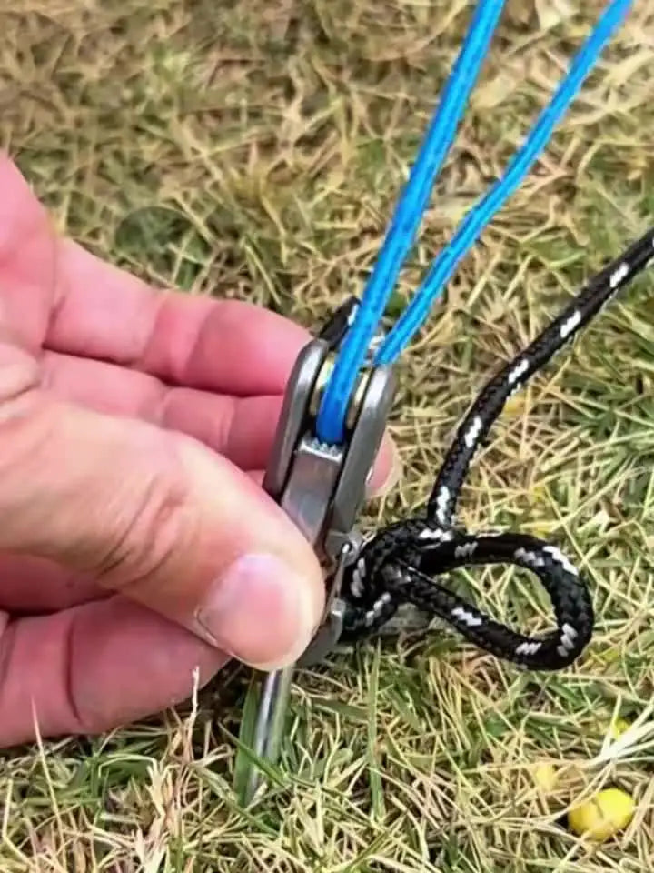 Stainless Steel Rope Tensioner Rollers 6 Pack For Outdoors