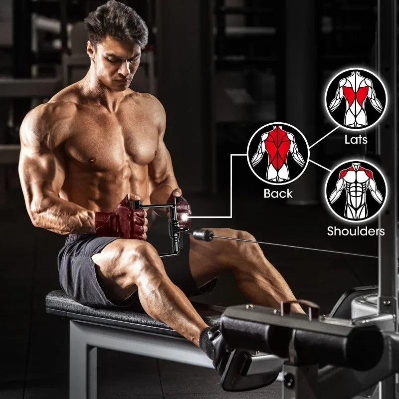 Cable Machine Attachments Tricep Bar V Bar For Home Gym