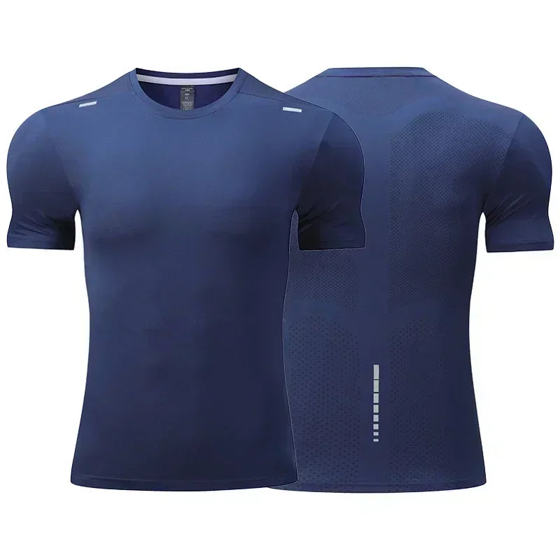 Breathable Summer Mens Cycling Quick Dry Short Sleeve Top