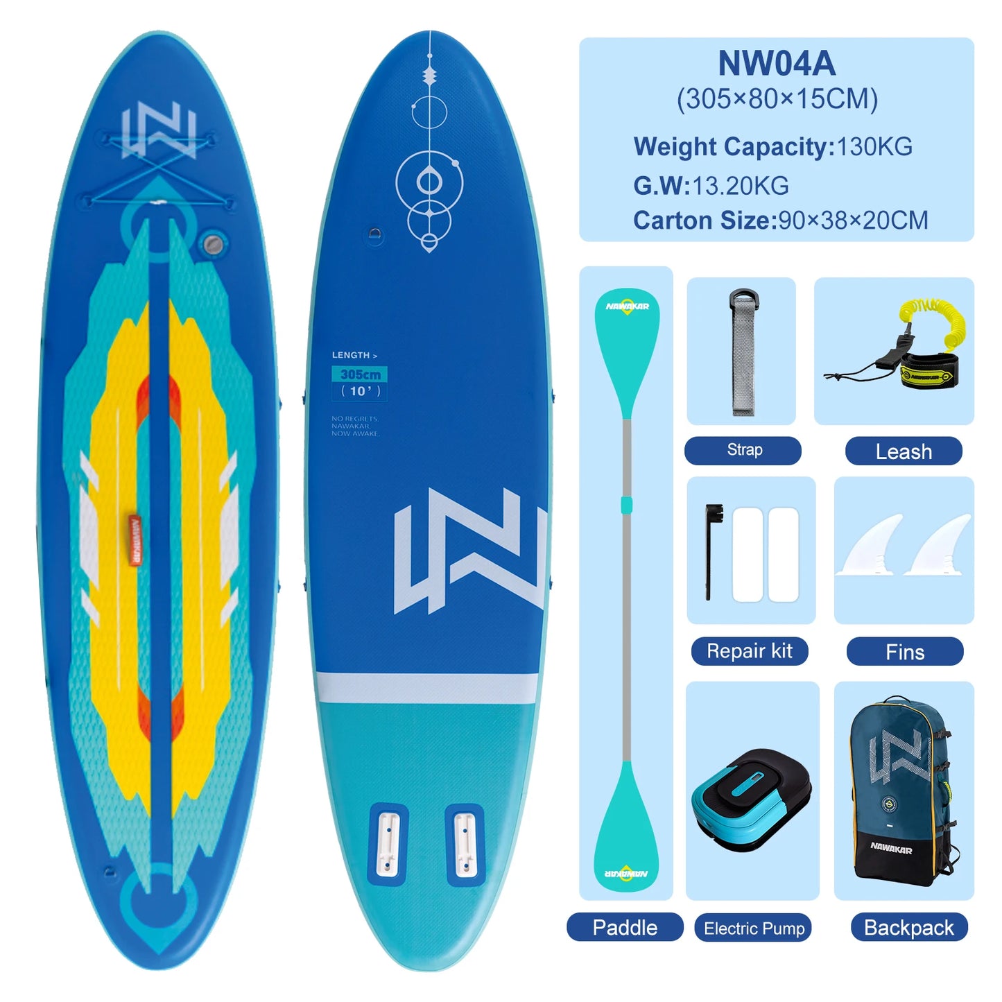 Inflatable Sea Surfboard For Fishing Enthusiasts Adults Paddleboard