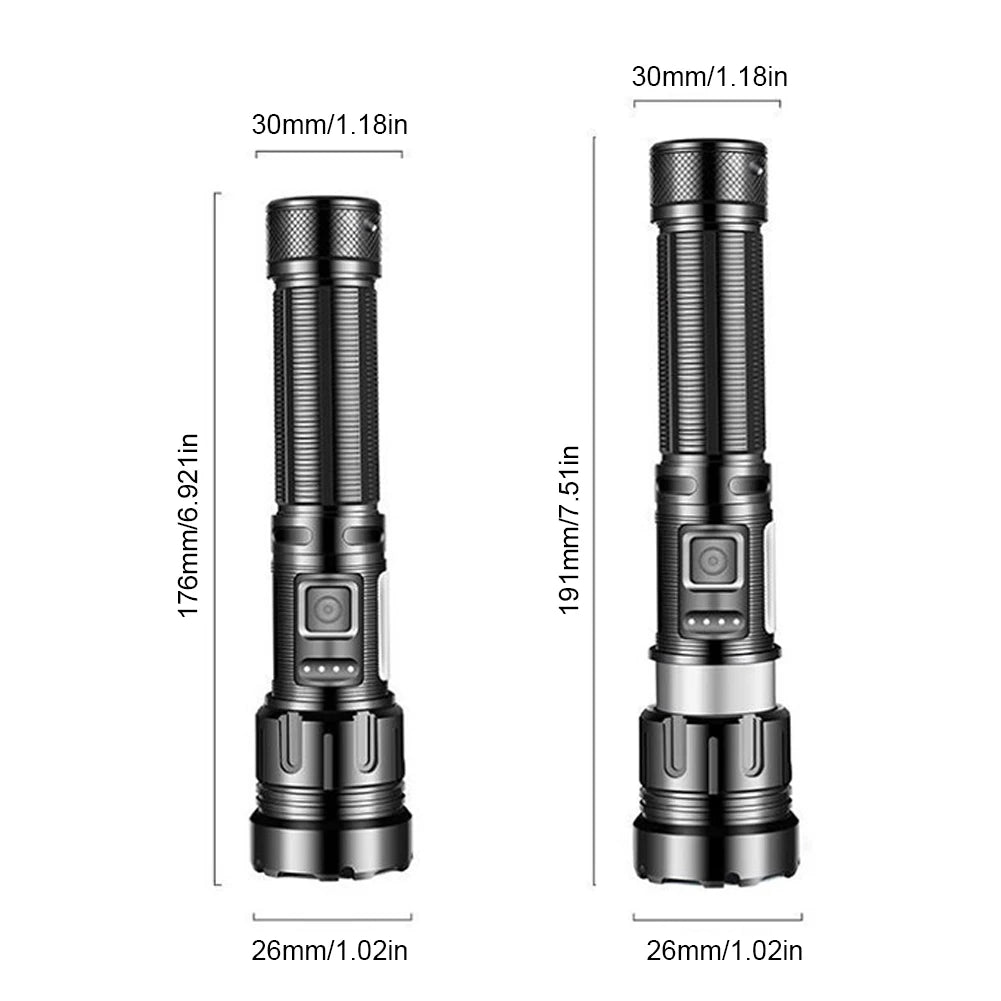LAIMANEI 800LM COB LED XHP50 Outdoor Lantern USB Type-C Rechargeable IPX4