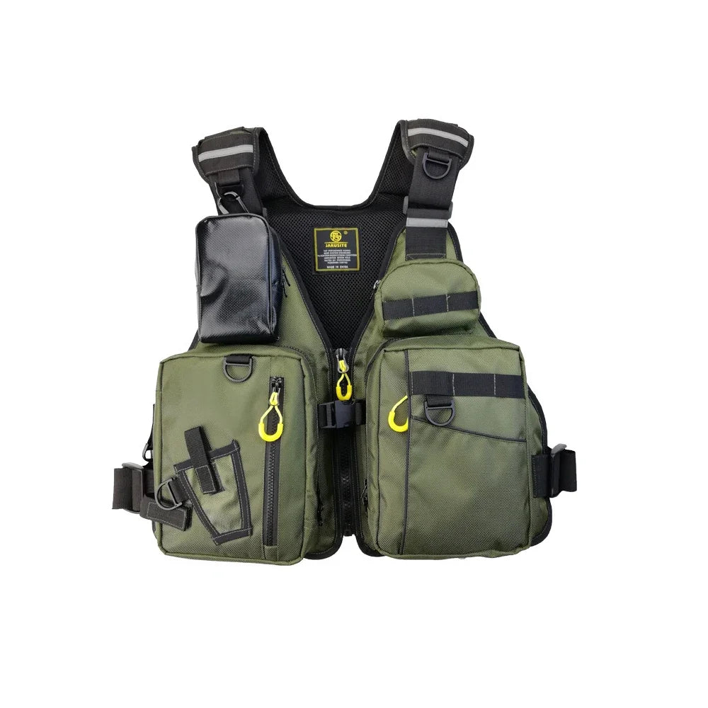NONECN Multi Functional Life Jacket Vest For Outdoor Fishing Safety