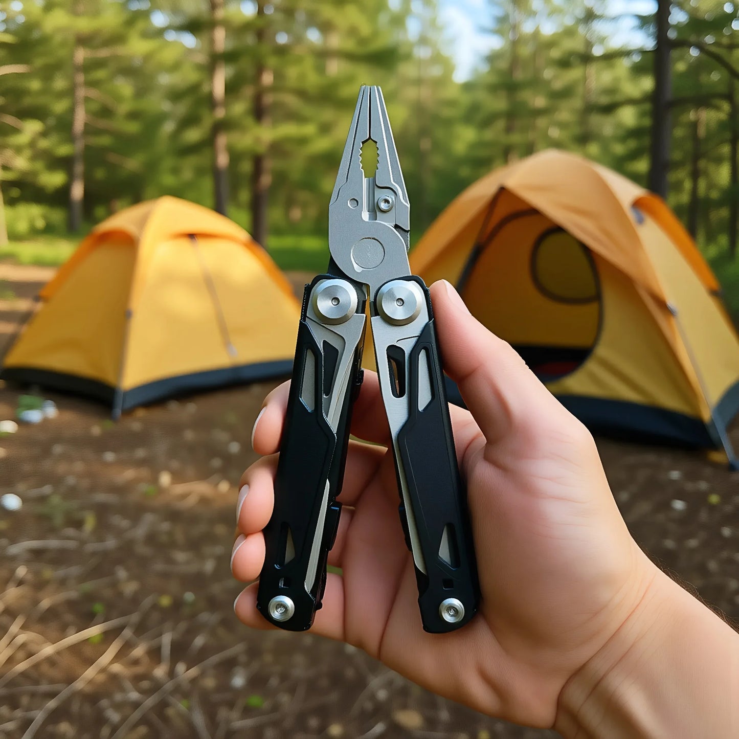 Multitool Pliers Stainless Steel Survival Tool For Camping Fishing Hiking