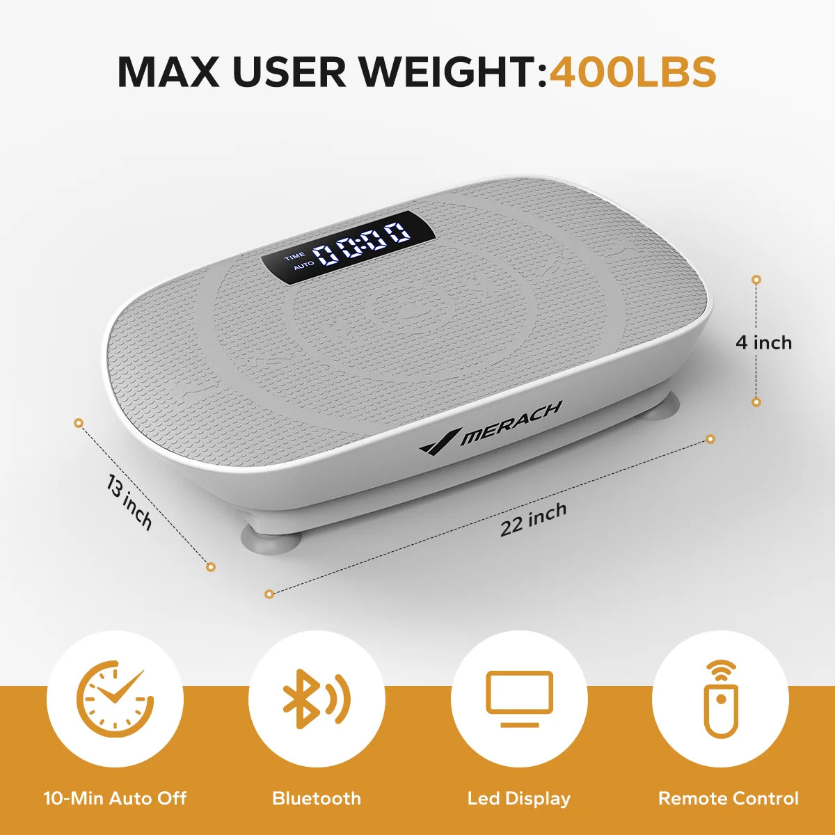 Merach Vibration Plate CV30 Whole Body Workout Machine For Fitness