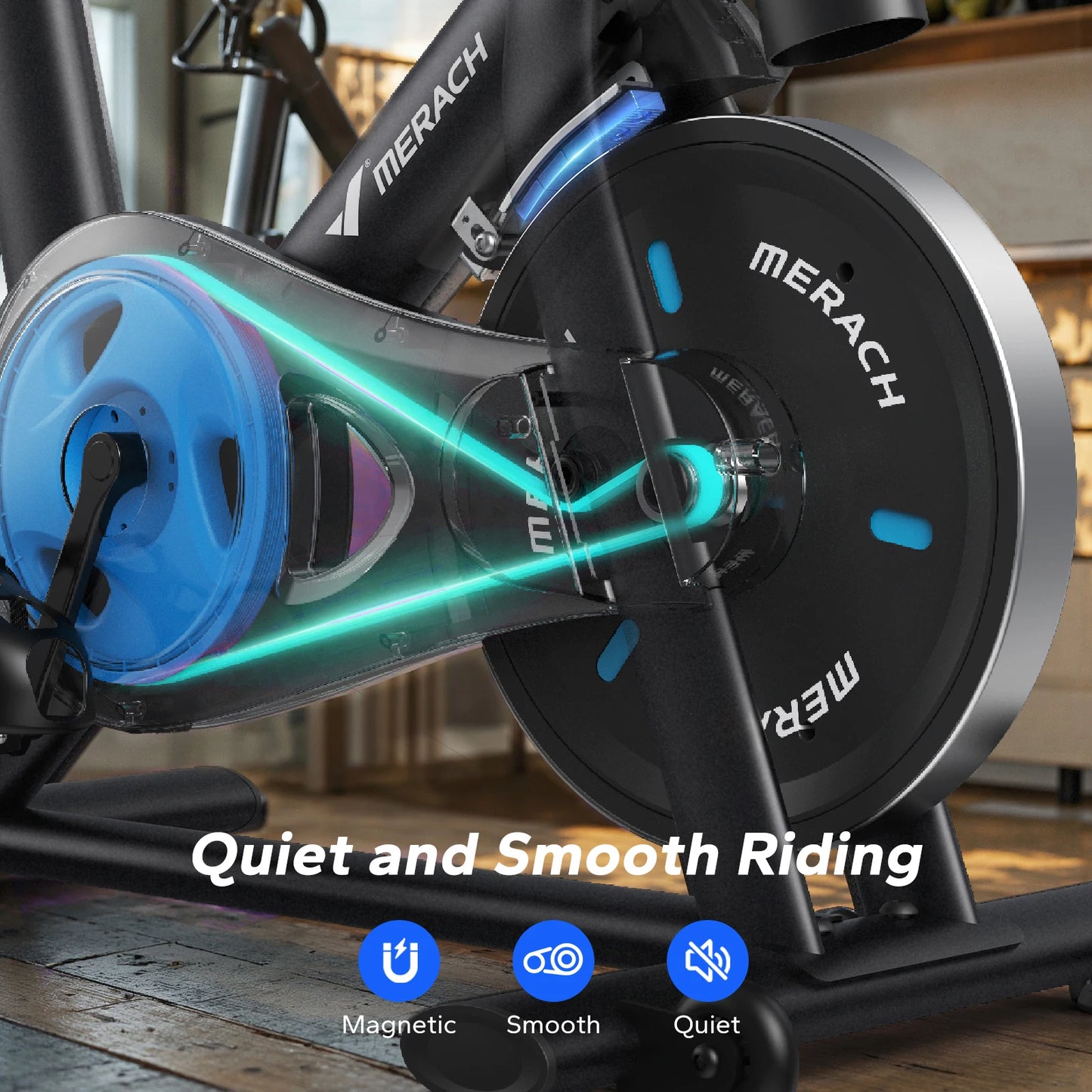 MERACH Magnetic Cycling Bike With Exclusive App And Low Noise