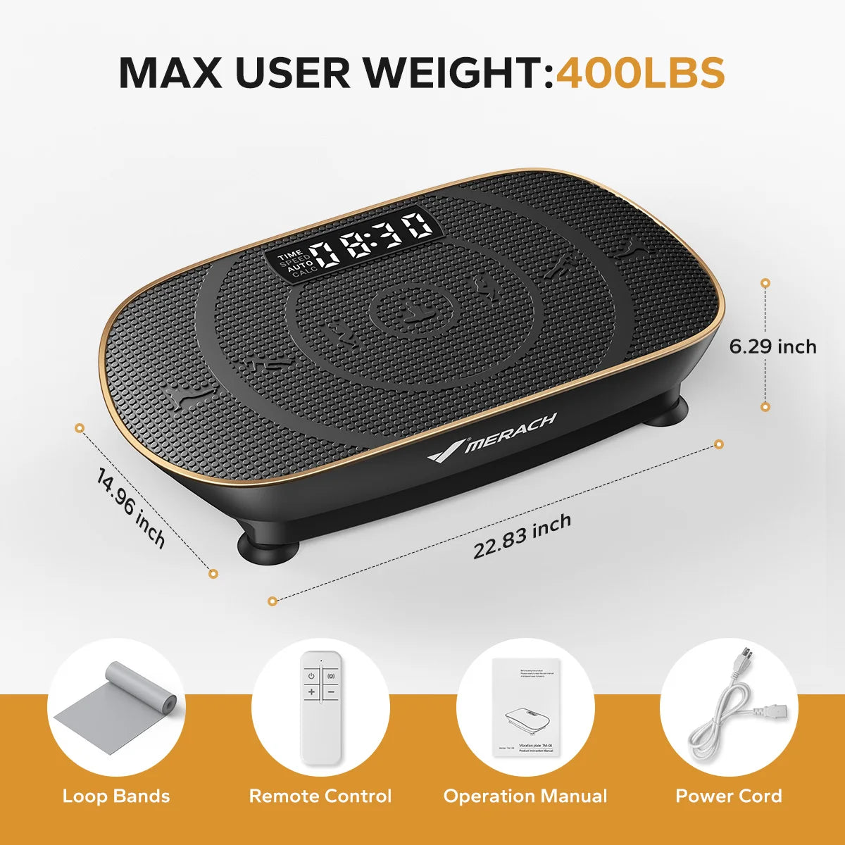 Merach Vibration Plate CV30 Whole Body Workout Machine For Fitness