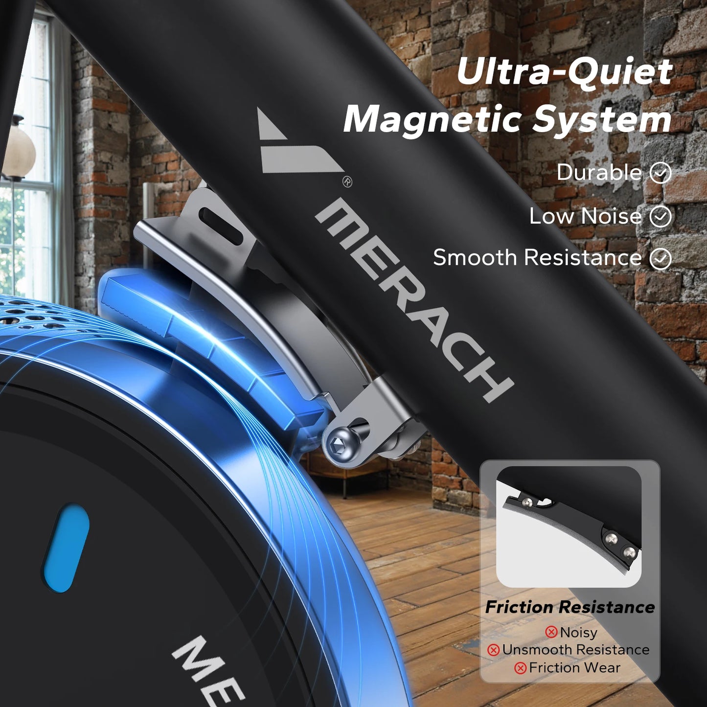 MERACH Magnetic Cycling Bike With Exclusive App And Low Noise