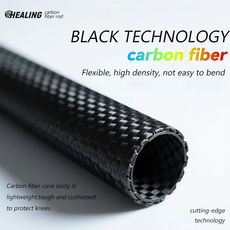 OKHEALING Ultralight Carbon Fiber Trekking Poles Foldable