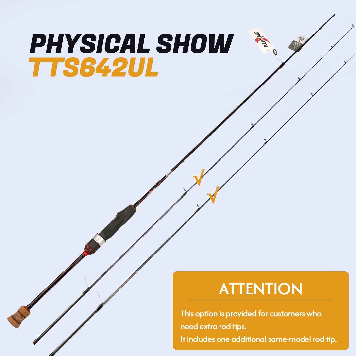 Kuying Lure Rod Casting Spinning River Carbon Fishing Rod