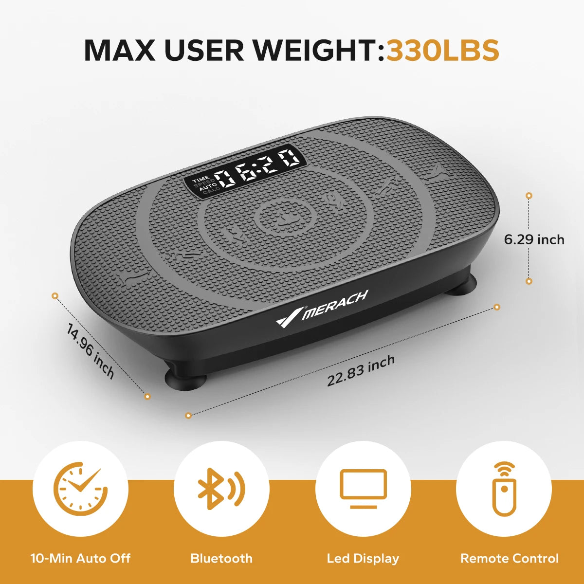 Merach Vibration Plate CV30 Whole Body Workout Machine For Fitness