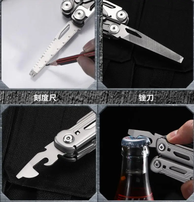 Daicamping DL10 Emergency Plier Multitool Folding Knife Survival Gear