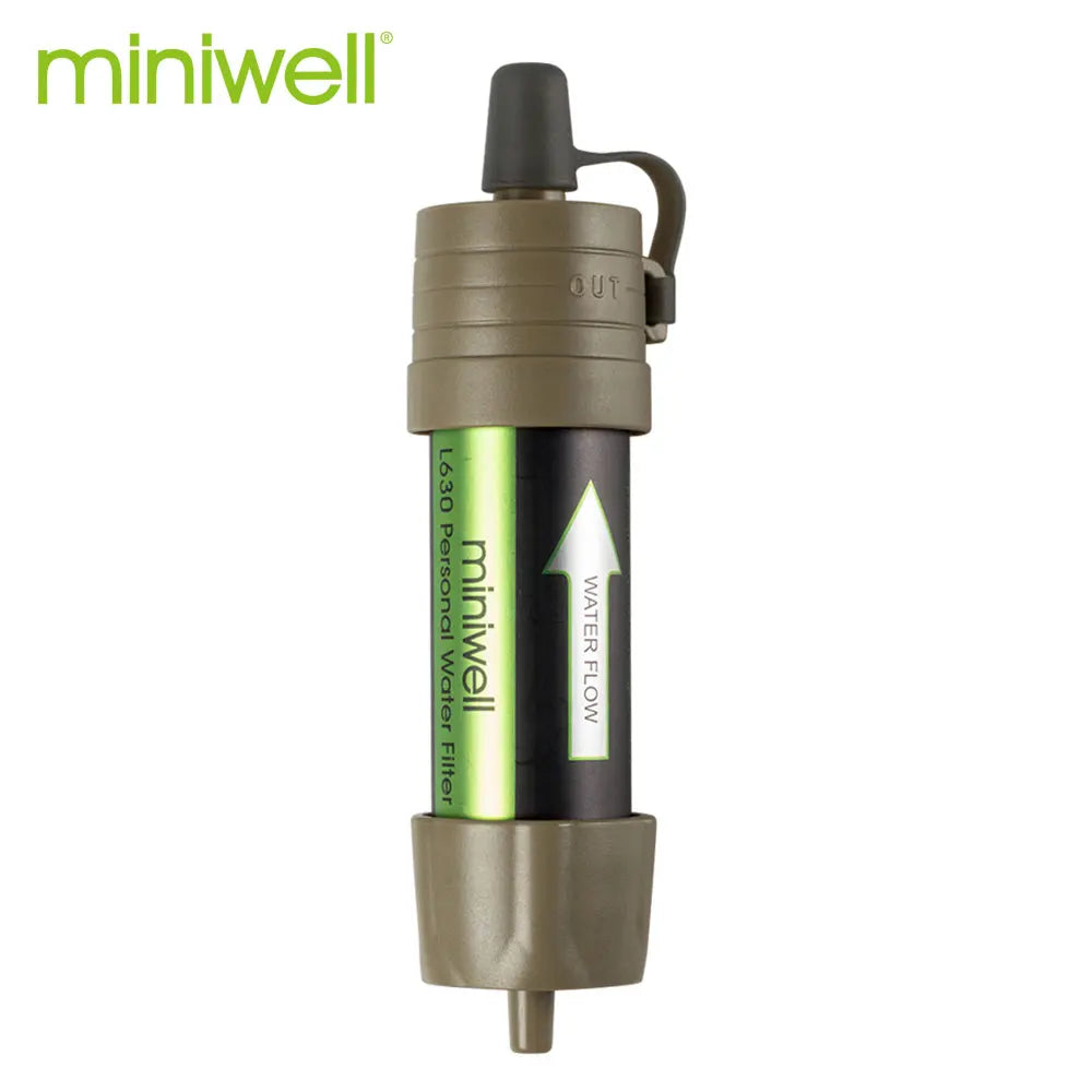 Miniwell L630 Portable Camping Water Filter Straw For Survival