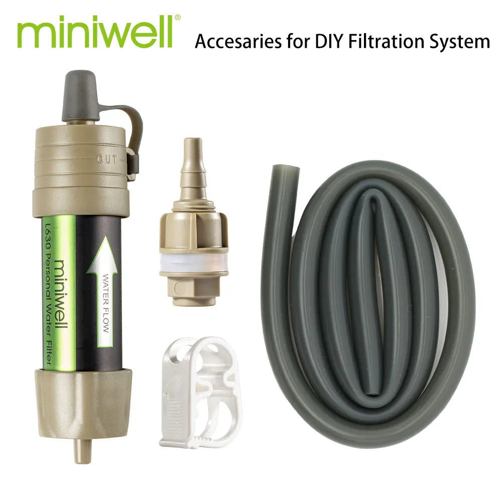 Miniwell L630 Portable Camping Water Filter Straw For Survival
