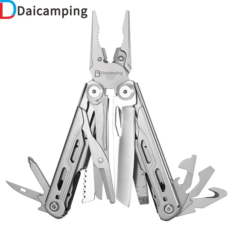 Daicamping DL10 Emergency Plier Multitool Folding Knife Survival Gear