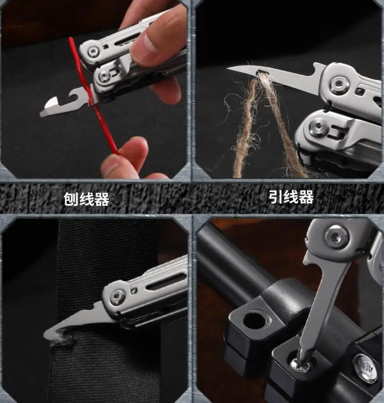 Daicamping DL10 Emergency Plier Multitool Folding Knife Survival Gear