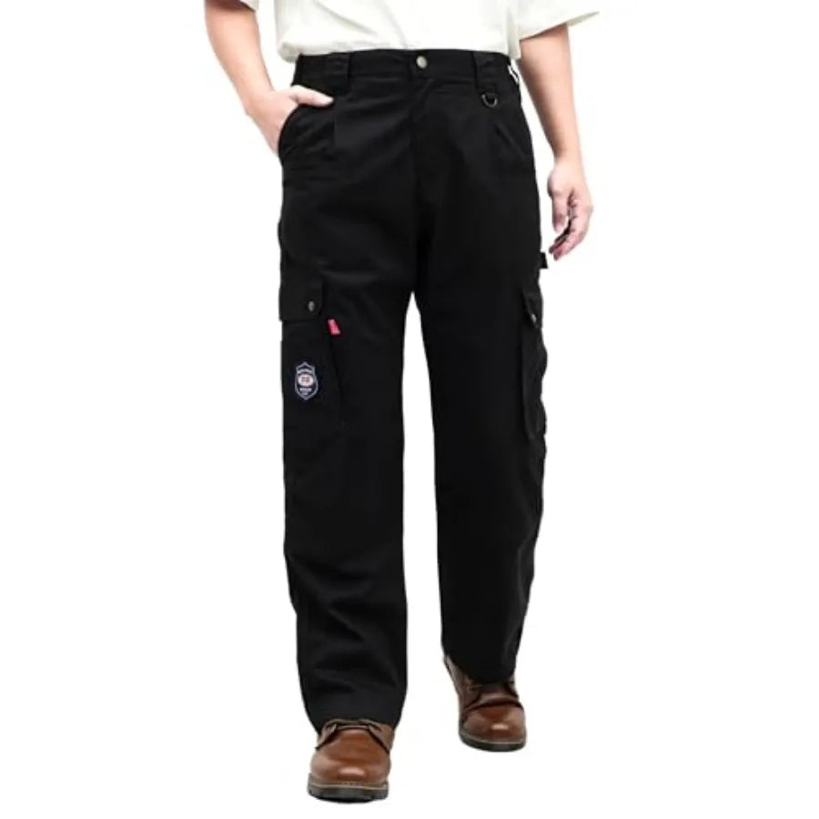 BOCOMAL Flame Resistant Cargo Pants For Men Durable Workwear