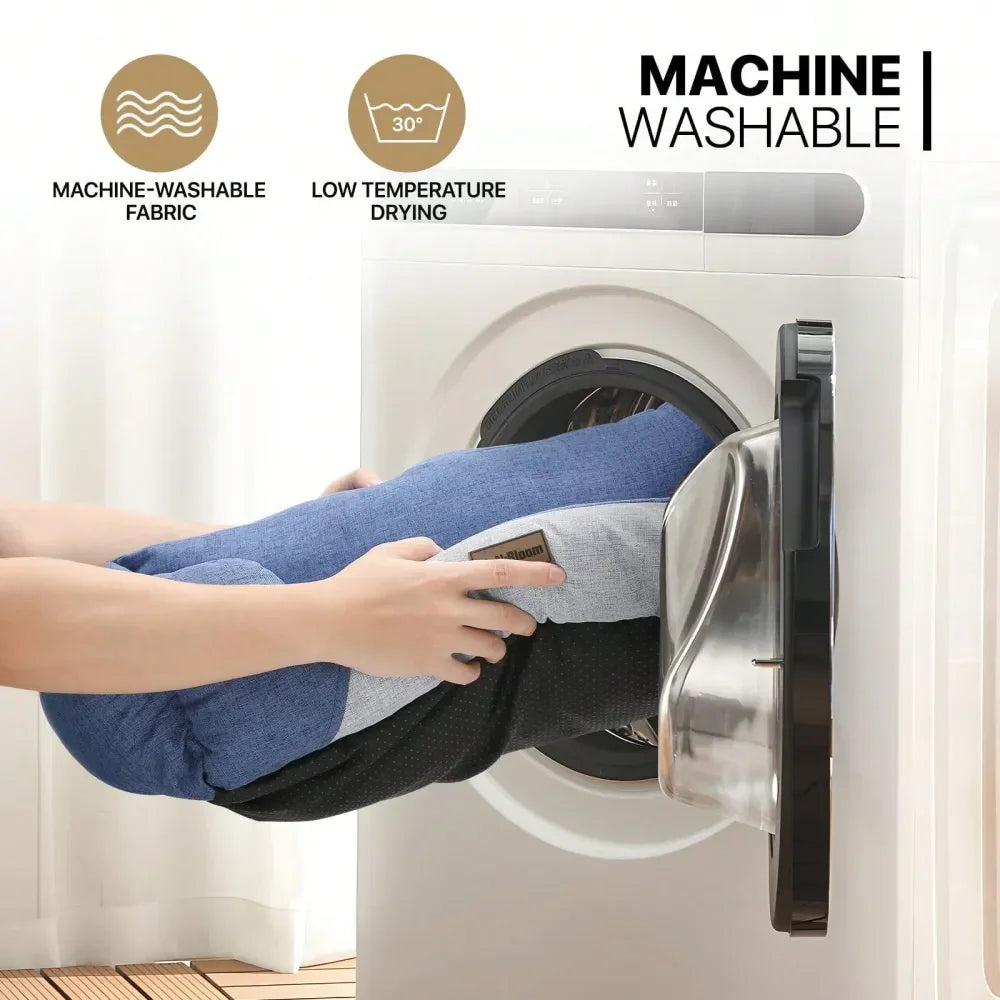 Dog Bed Linen Like Fabric Machine Washable For Pets