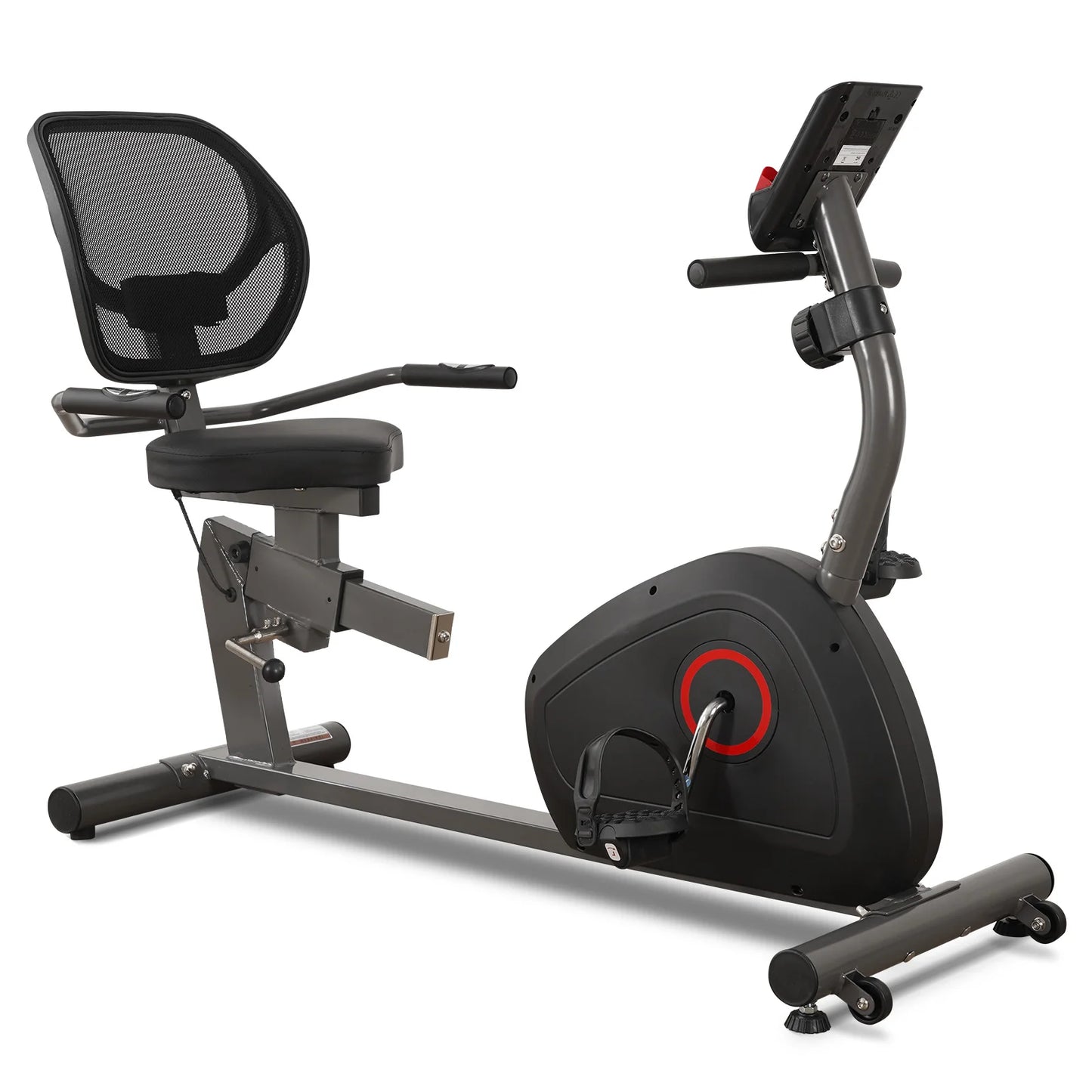 Recumbent Exercise Bike For Home With 8-Level Resistance Comfort Seat