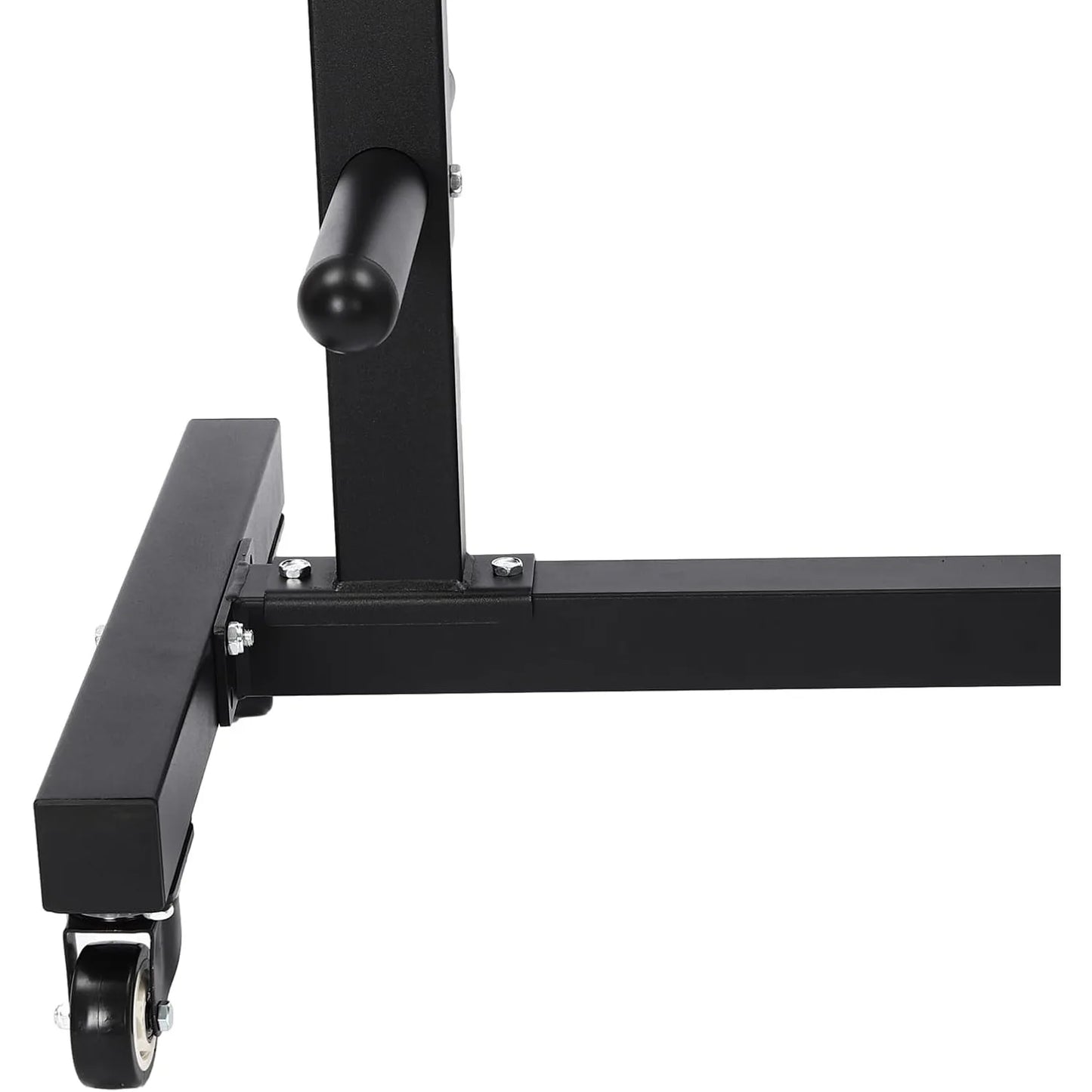 Q235 Steel Dumbbell Rack With Wheels, Double Column, 500kg Capacity