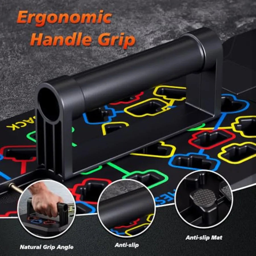 Foldable Push Up Stands Board Fitness Equipment For Home Gym Adjustable