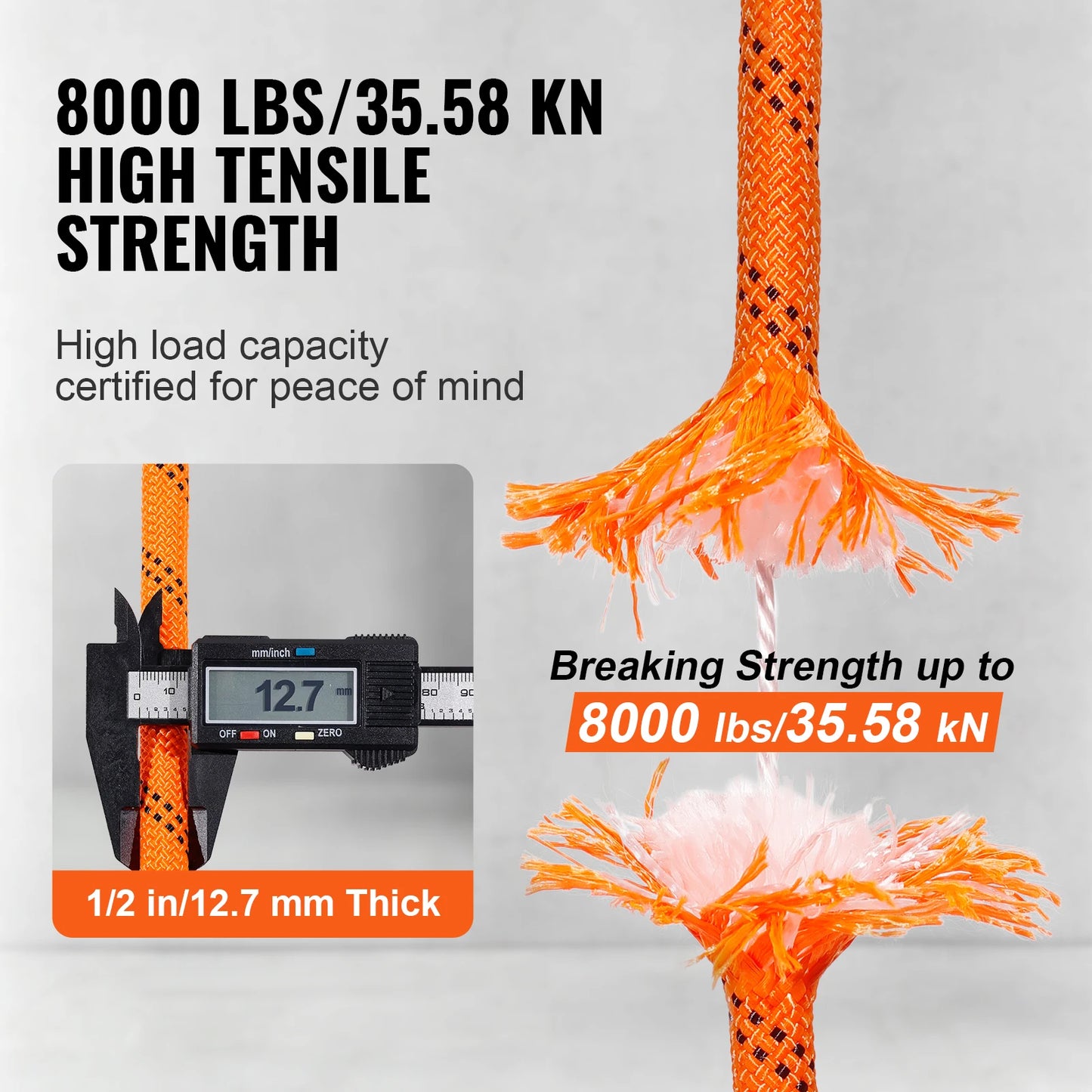 SucceBuy Polyester Rope Dual Weave For Outdoor Camping