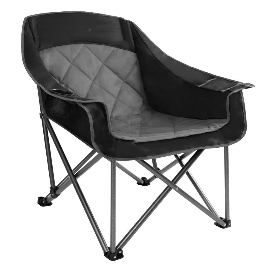 Heavy Duty Quad Fold Camping Chair Oversized Padded Outdoor