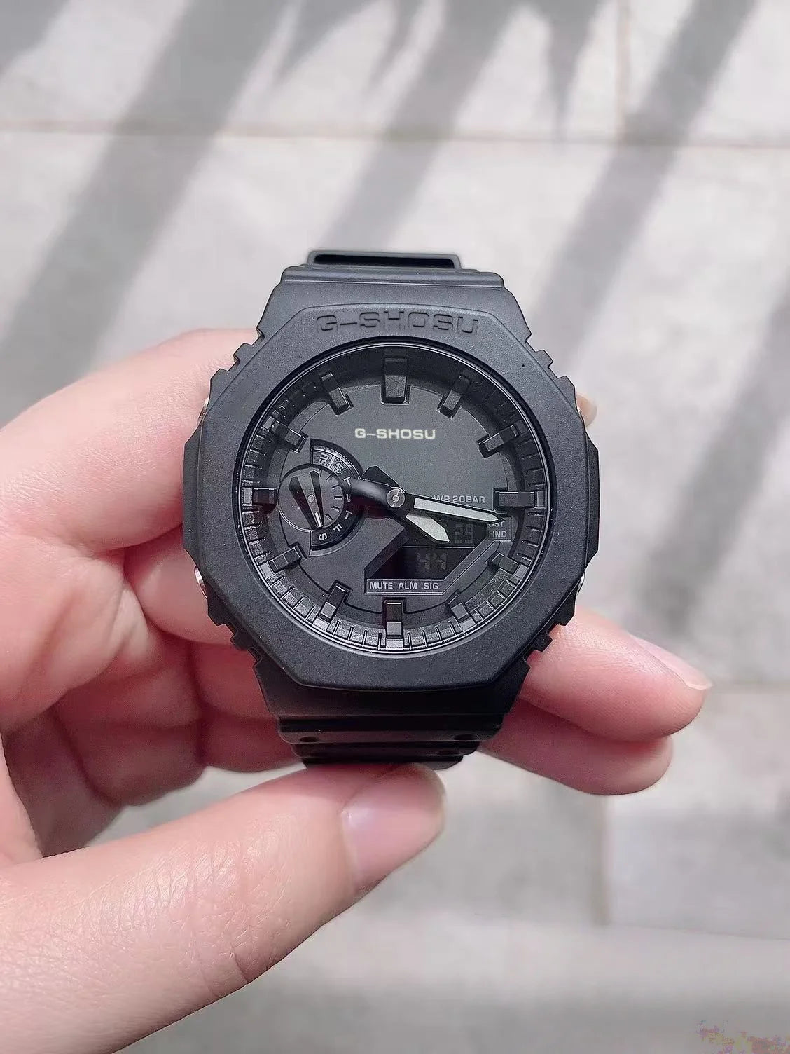 G-SHOSU Oak Series Digital Unisex Sports Watch With World Time