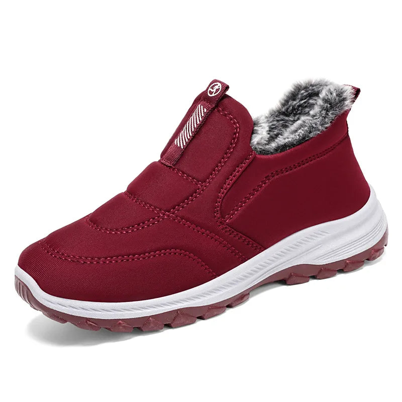 NQYW Winter Women Ankle Snow Boots Warm Fur