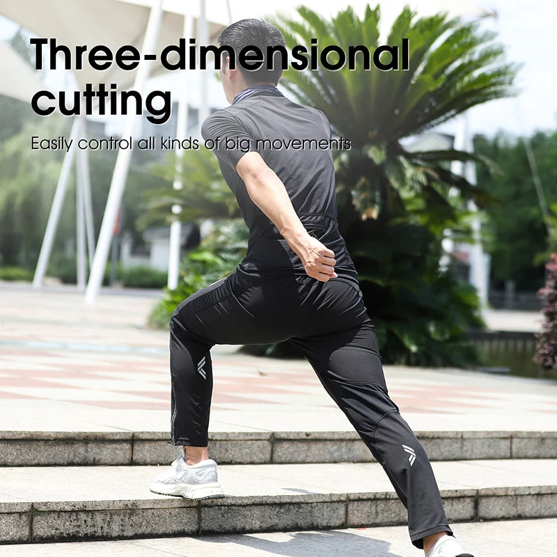 West Biking Men's Quick Dry Reflective Jogger Pants