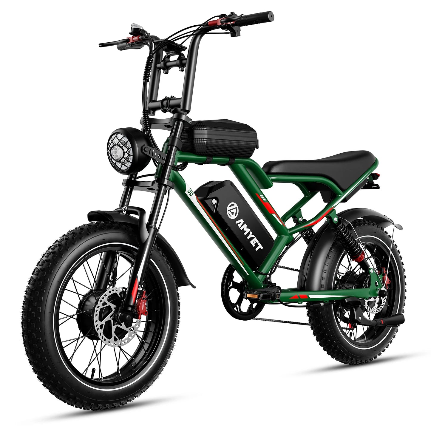 AMYET S8 2000W Dual Motor Electric Bike For Adults 48V 25Ah Battery
