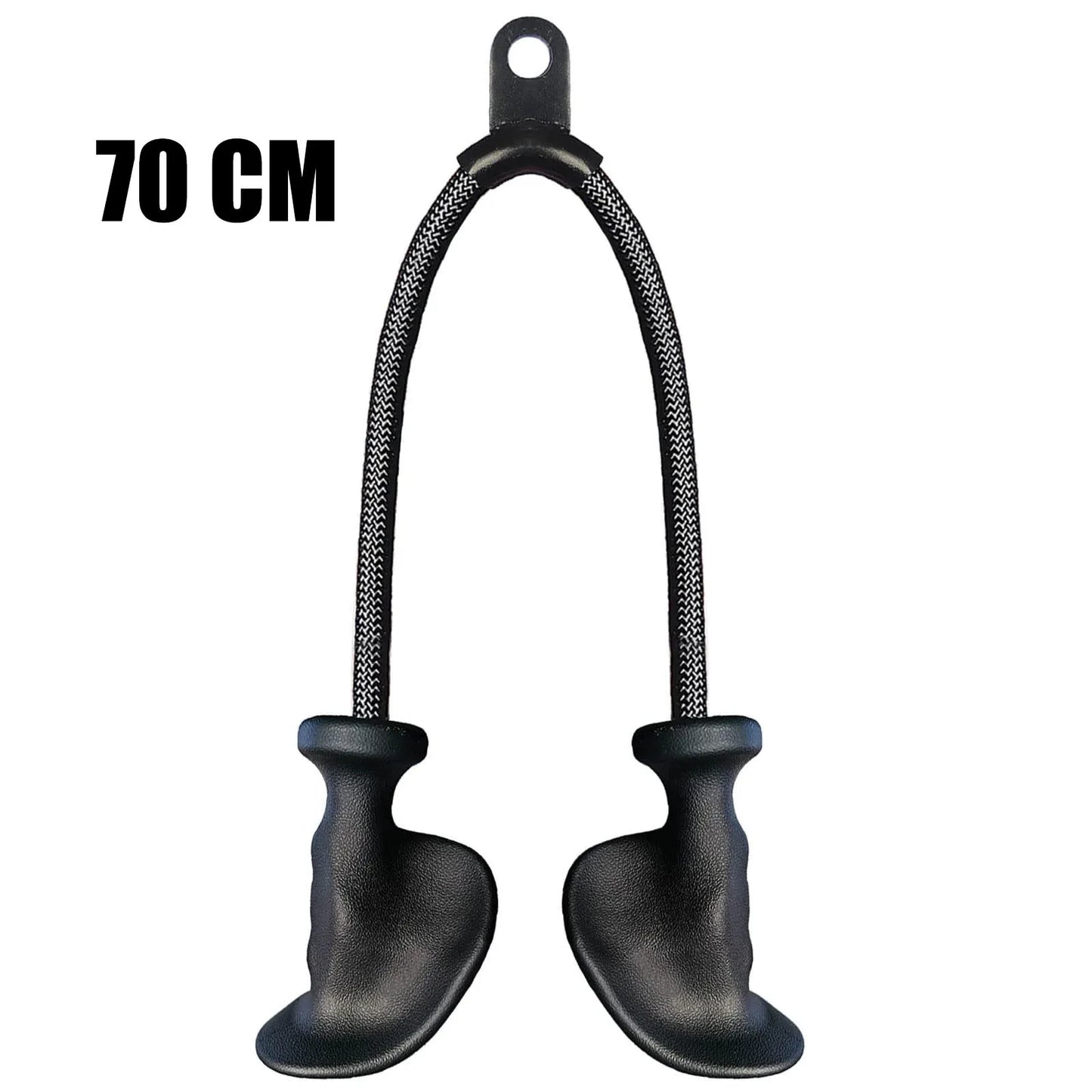 Heavy Duty Tricep Rope And Lat Handle Set For Home Gym Cable Attachments