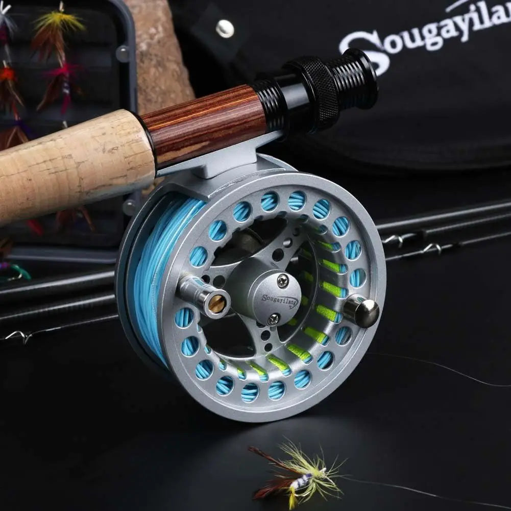 Fly Fishing Rod and Reel Combo Kit for Saltwater Freshwater