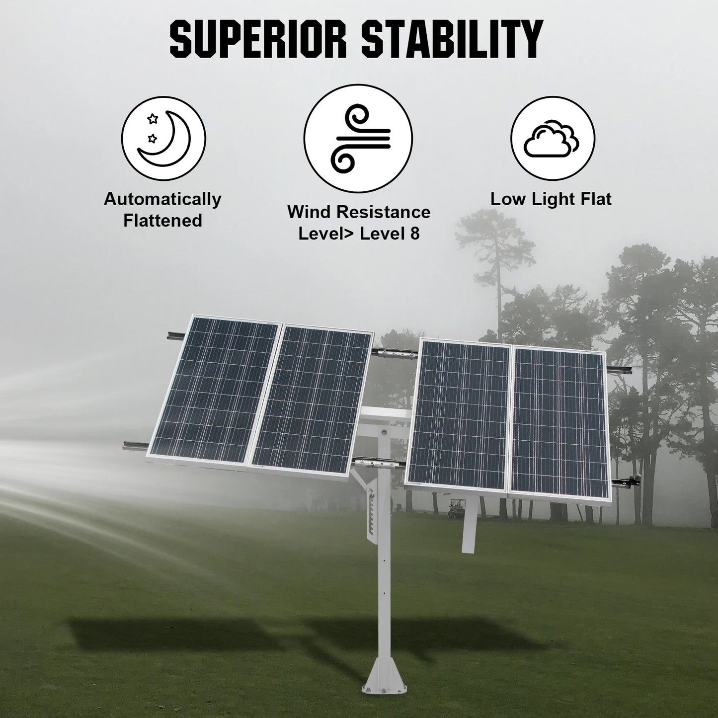 ECO-WORTHY Solar Panel Single Axis Tracking System For Yard