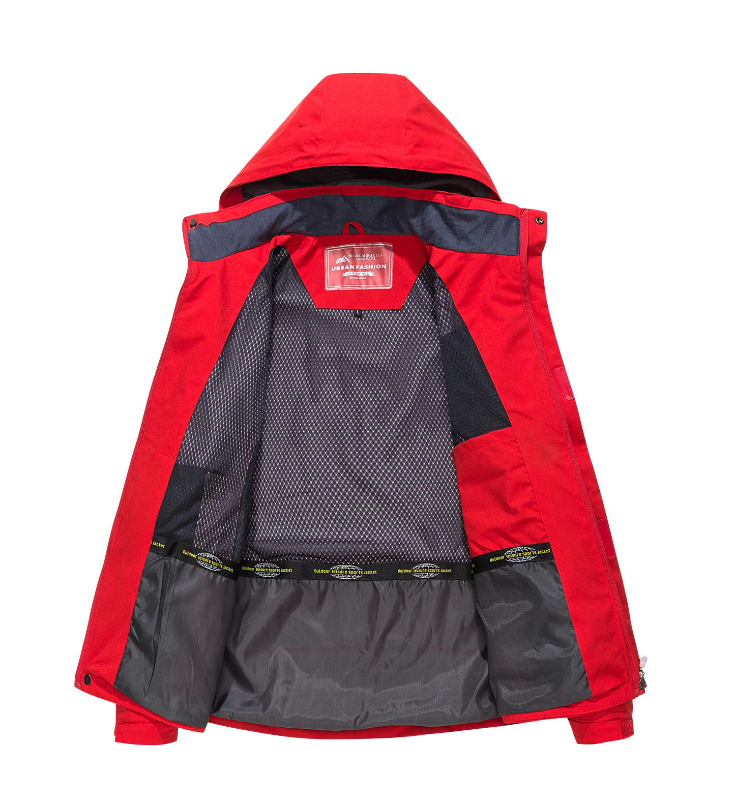 Men's Waterproof Hiking Jacket Windproof Outdoor Coat