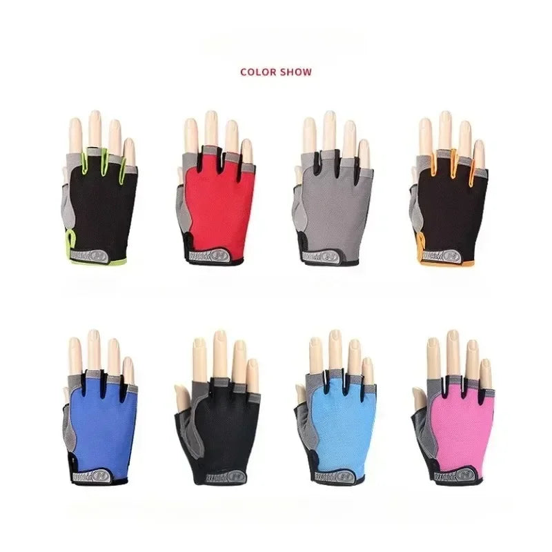 Breathable Anti-Slip Half Finger Cycling Gloves For Men And Women