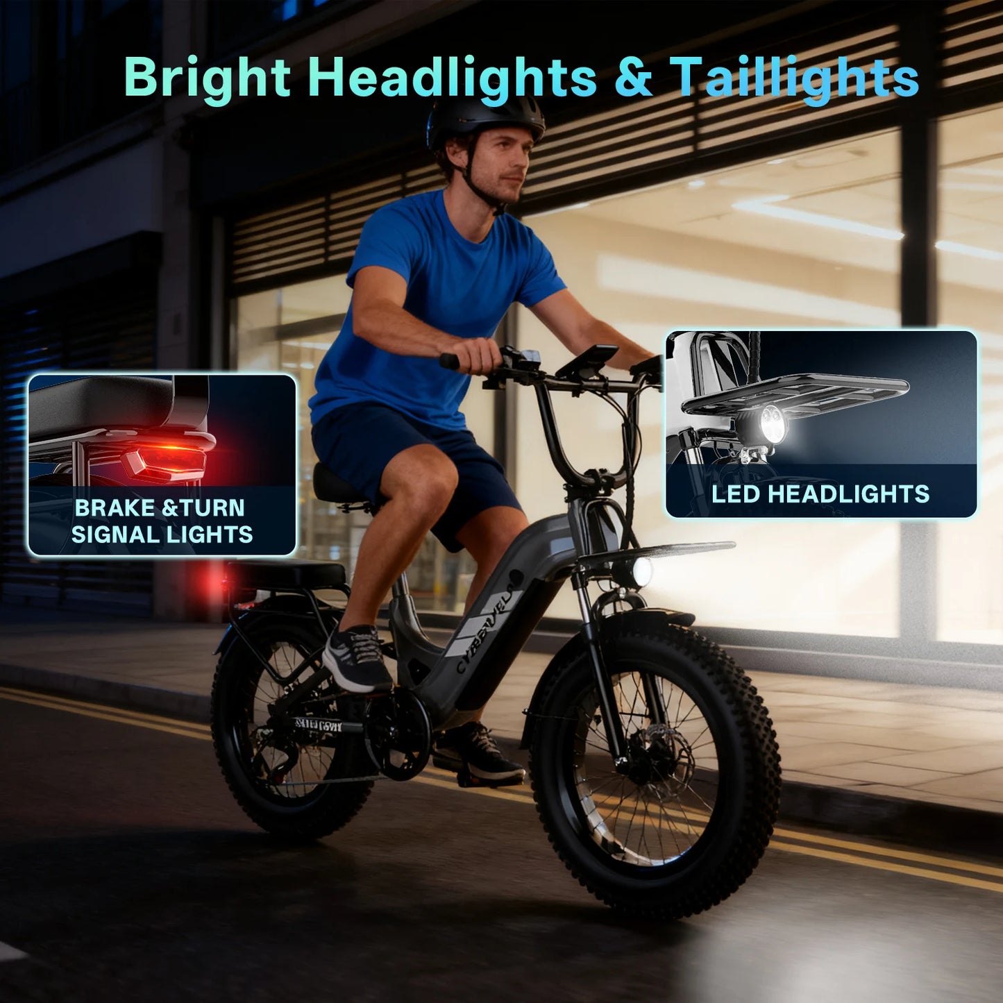 LIONLAND EK12 1500W Fat Tire Electric Bicycle Long Range