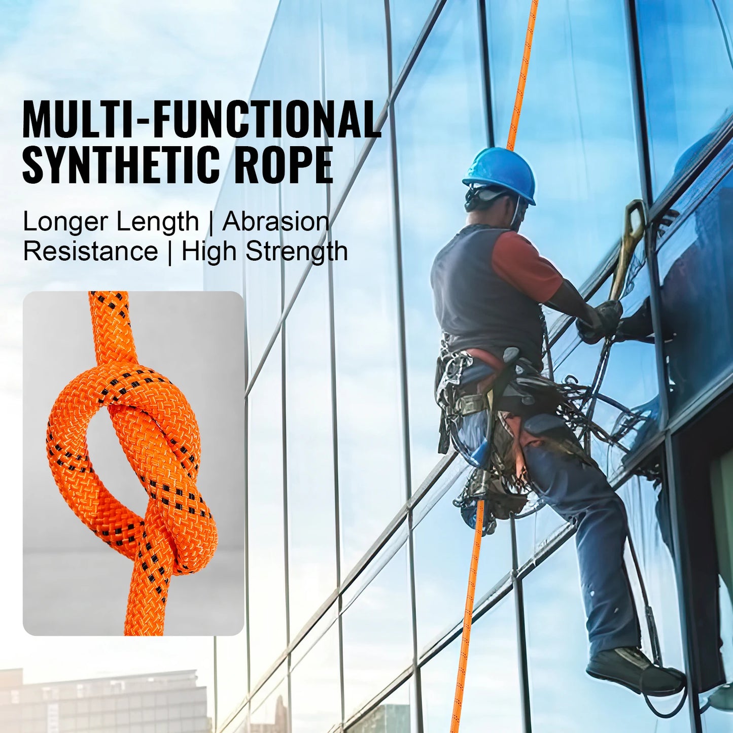 SucceBuy Polyester Rope Dual Weave For Outdoor Camping
