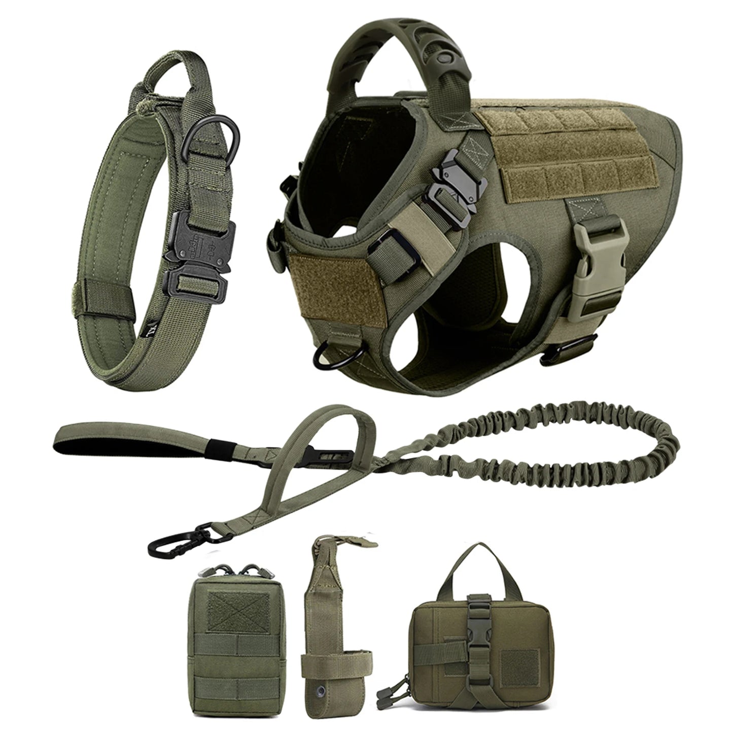 PETRAVEL Nylon Dog Harness And Leash Set For Training Gear