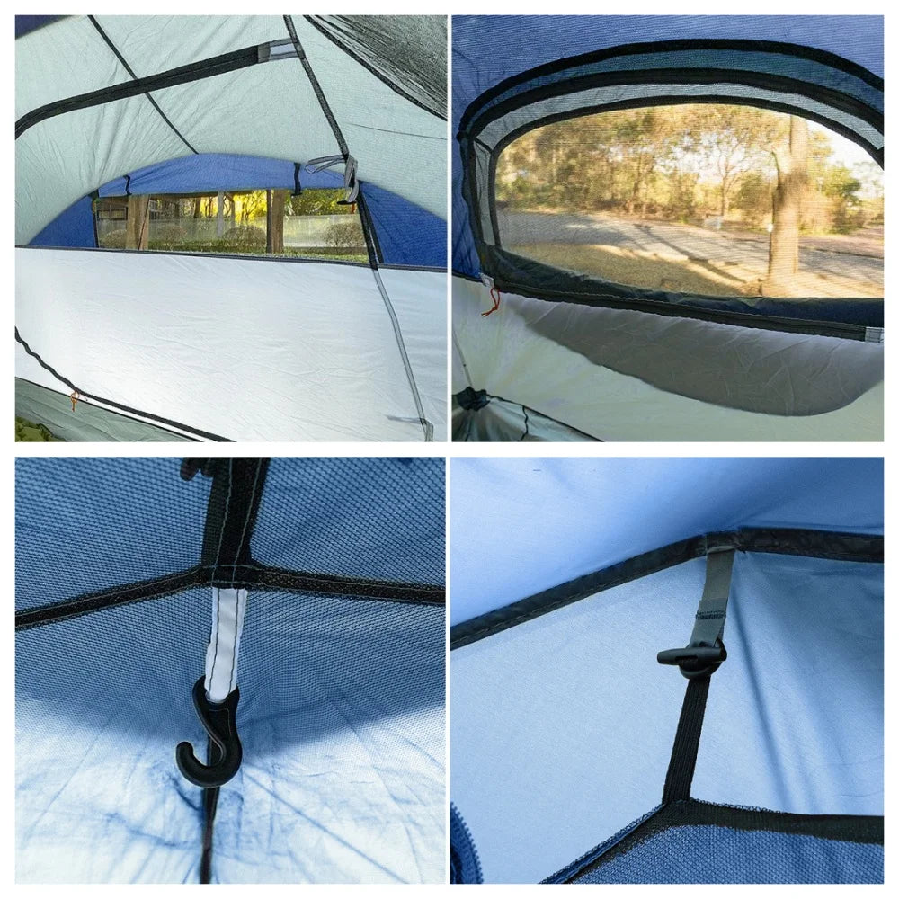 Night Cat Pop Up Tent Instant Setup Waterproof Camping Tent
