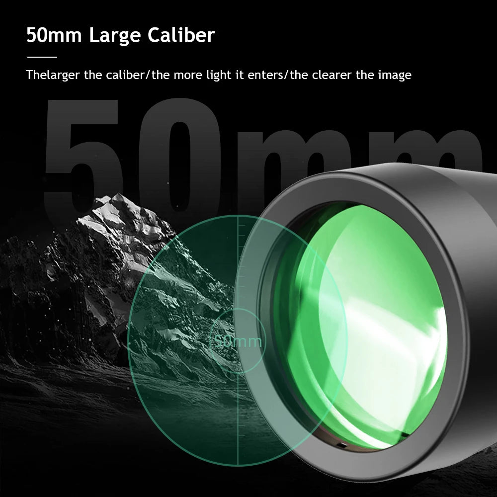 Zoom Binoculars Pro HD BAK4 Prism Day Night Vision Waterproof