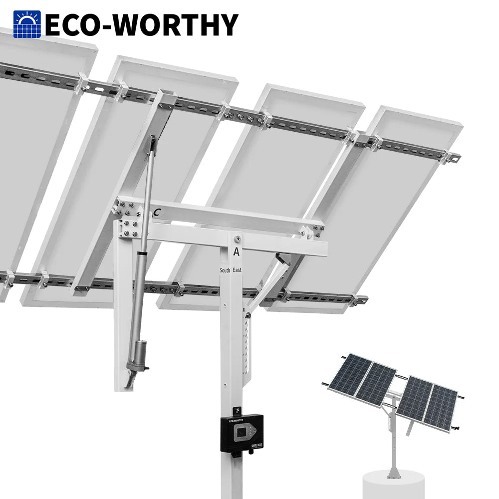 ECO-WORTHY Solar Panel Single Axis Tracking System For Yard