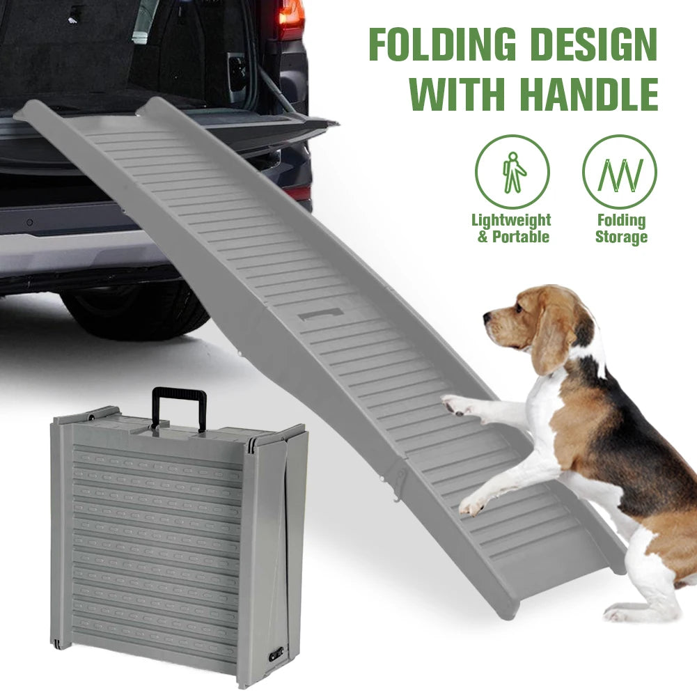 Shunmaii Dog Door Folding Ramp For Cars SUVs And Trucks